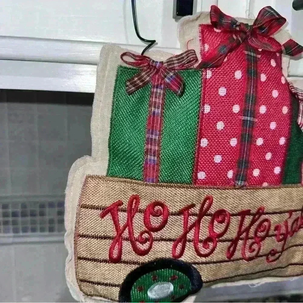 “Ho, Ho, Ho Y’all” Christmas Monogrammed Door Hanger